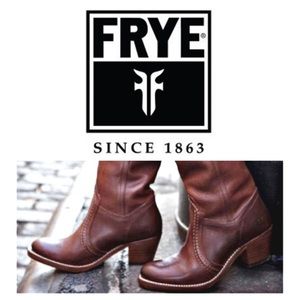 EUC Women’s Frye Jane Boots Redwood brown SZ 8 M